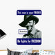 Digitally Restored War Propaganda Wall Decal Design 210