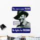 Digitally Restored War Propaganda Wall Decal Design 210