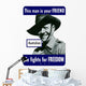 Digitally Restored War Propaganda Wall Decal Design 210