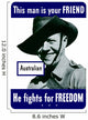 Digitally Restored War Propaganda Wall Decal Design 210