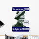Digitally Restored War Propaganda Wall Decal Design 209