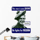 Digitally Restored War Propaganda Wall Decal Design 209