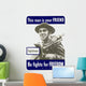 Digitally Restored War Propaganda Wall Decal Design 208