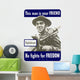 Digitally Restored War Propaganda Wall Decal Design 208
