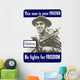 Digitally Restored War Propaganda Wall Decal Design 208