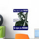 Digitally Restored War Propaganda Wall Decal Design 207