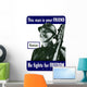 Digitally Restored War Propaganda Wall Decal Design 207