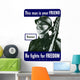Digitally Restored War Propaganda Wall Decal Design 207