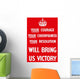 Digitally Restored War Propaganda Wall Decal Design 205