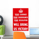 Digitally Restored War Propaganda Wall Decal Design 205