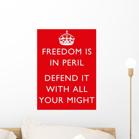 Digitally Restored War Propaganda Wall Decal Design 204