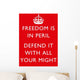 Digitally Restored War Propaganda Wall Decal Design 204