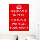 Digitally Restored War Propaganda Wall Decal Design 204