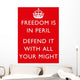 Digitally Restored War Propaganda Wall Decal Design 204