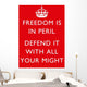 Digitally Restored War Propaganda Wall Decal Design 204