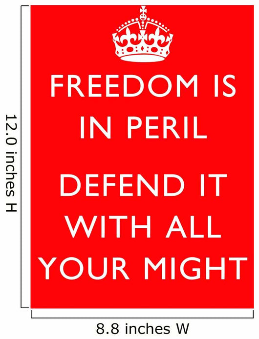 Digitally Restored War Propaganda Wall Decal Design 204