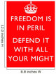 Digitally Restored War Propaganda Wall Decal Design 204