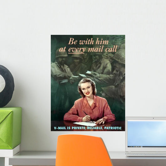 Digitally Restored War Propaganda Wall Decal Design 200