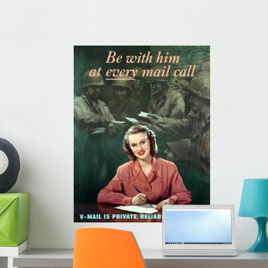 Digitally Restored War Propaganda Wall Decal Design 200