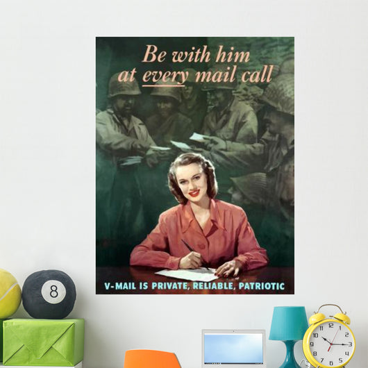 Digitally Restored War Propaganda Wall Decal Design 200