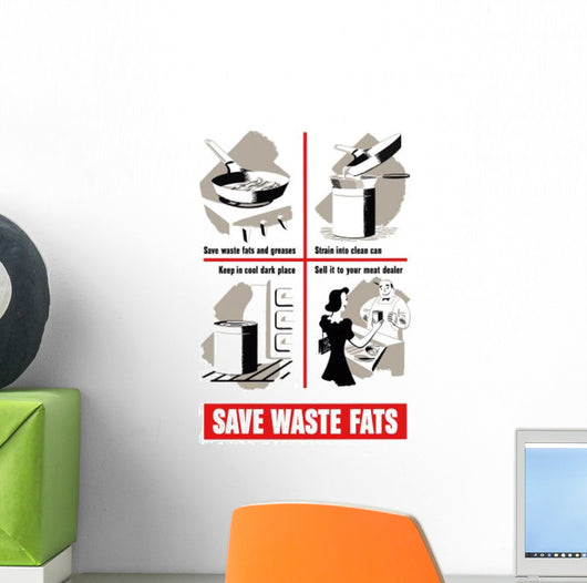 Digitally Restored War Propaganda Wall Decal Design 198