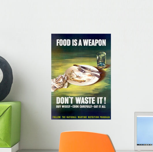 Digitally Restored War Propaganda Wall Decal Design 196