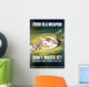 Digitally Restored War Propaganda Wall Decal Design 196