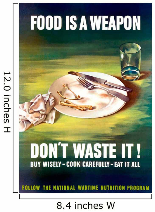Digitally Restored War Propaganda Wall Decal Design 196