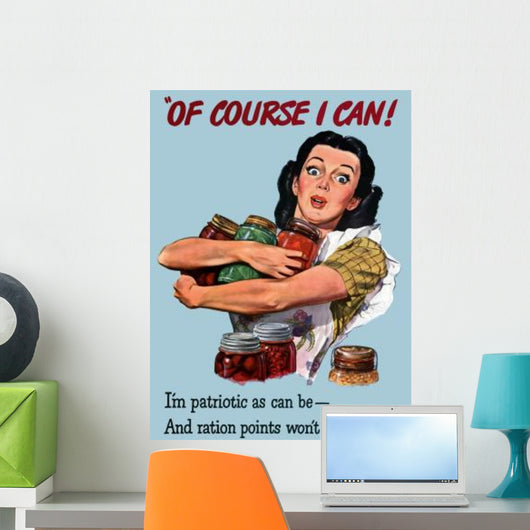 Digitally Restored Wwii War Wall Decal Design 8