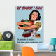 Digitally Restored Wwii War Wall Decal Design 8