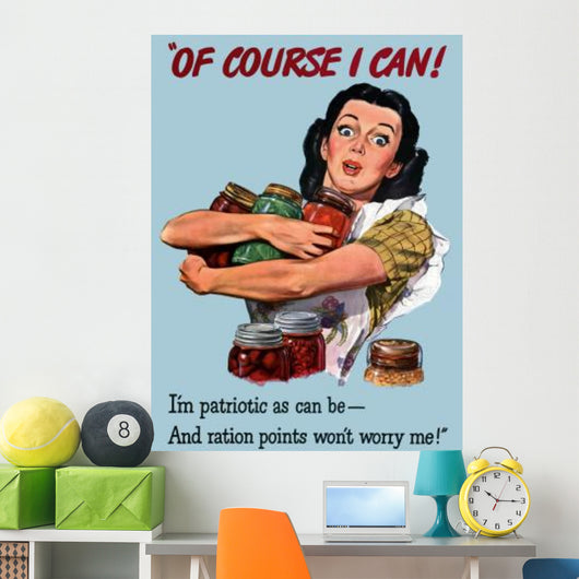 Digitally Restored Wwii War Wall Decal Design 8