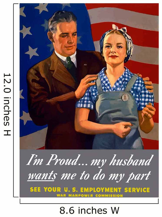 Digitally Restored War Propaganda Wall Decal Design 189
