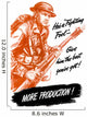 Digitally Restored War Propaganda Wall Decal Design 187
