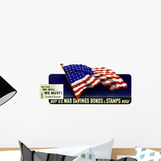Digitally Restored War Propaganda Wall Decal Design 185