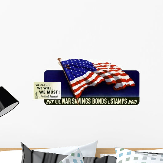 Digitally Restored War Propaganda Wall Decal Design 185