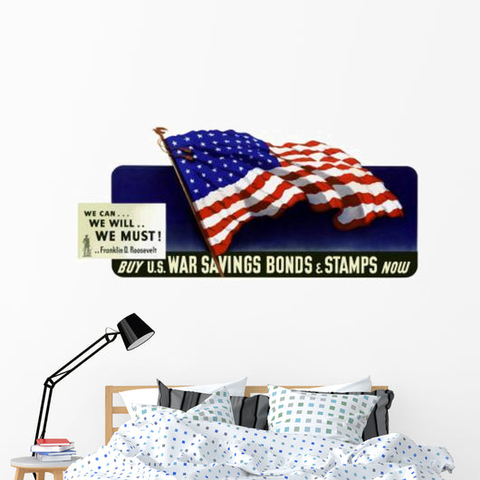 Digitally Restored War Propaganda Wall Decal Design 185