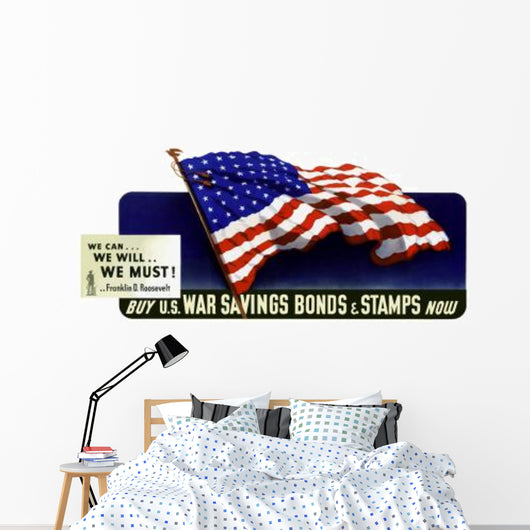 Digitally Restored War Propaganda Wall Decal Design 185