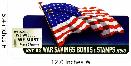 Digitally Restored War Propaganda Wall Decal Design 185