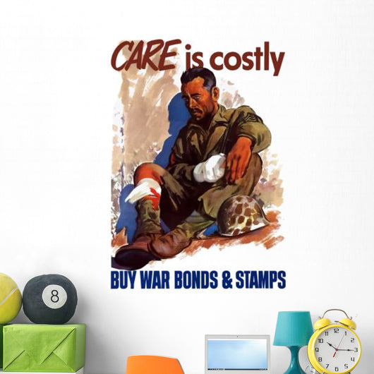 Digitally Restored War Propaganda Wall Decal Design 184