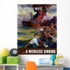 Digitally Restored War Propaganda Wall Decal Design 183