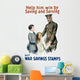 Digitally Restored War Propaganda Wall Decal Design 180