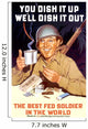 Digitally Restored War Propaganda Wall Decal Design 178