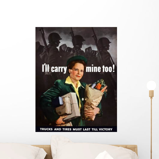 Digitally Restored War Propaganda Wall Decal Design 176