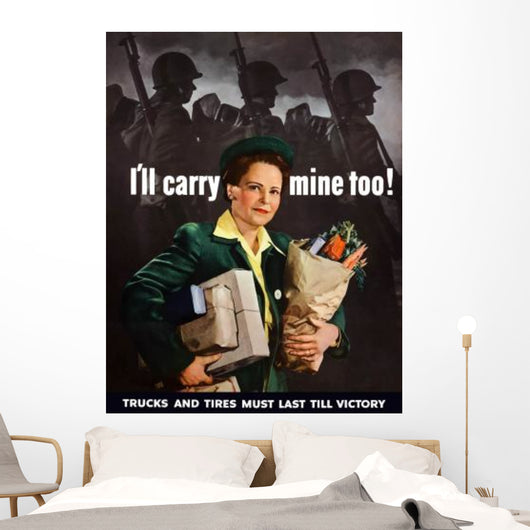 Digitally Restored War Propaganda Wall Decal Design 176
