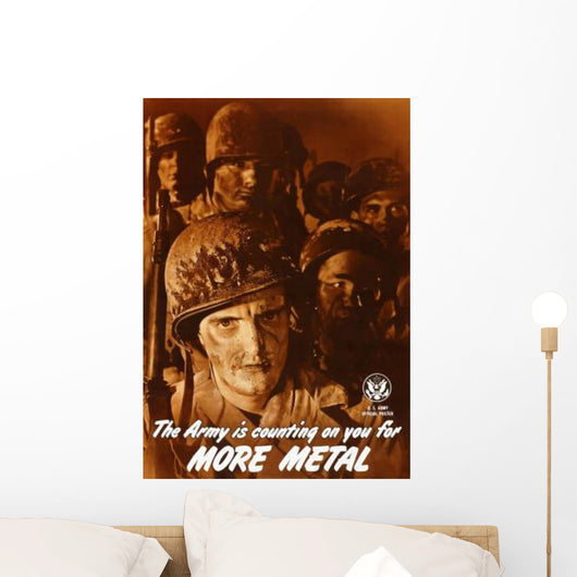Digitally Restored War Propaganda Wall Decal Design 173