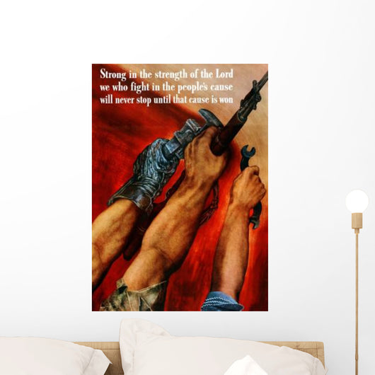 Digitally Restored War Propaganda Wall Decal Design 172
