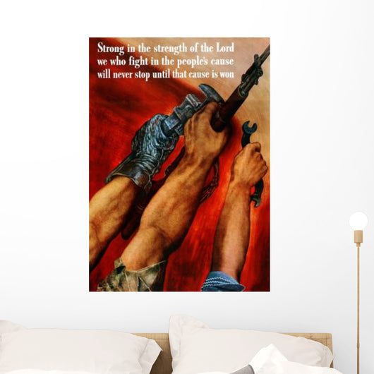 Digitally Restored War Propaganda Wall Decal Design 172