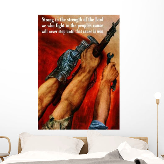 Digitally Restored War Propaganda Wall Decal Design 172