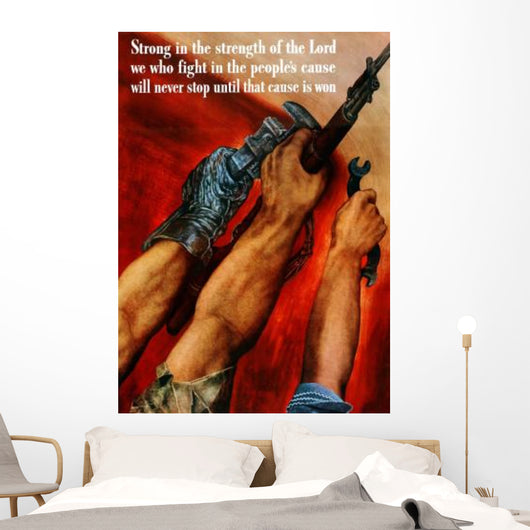 Digitally Restored War Propaganda Wall Decal Design 172
