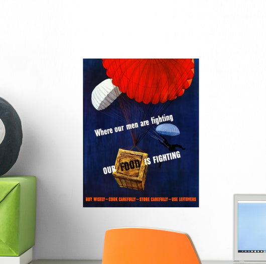 Digitally Restored War Propaganda Wall Decal Design 171